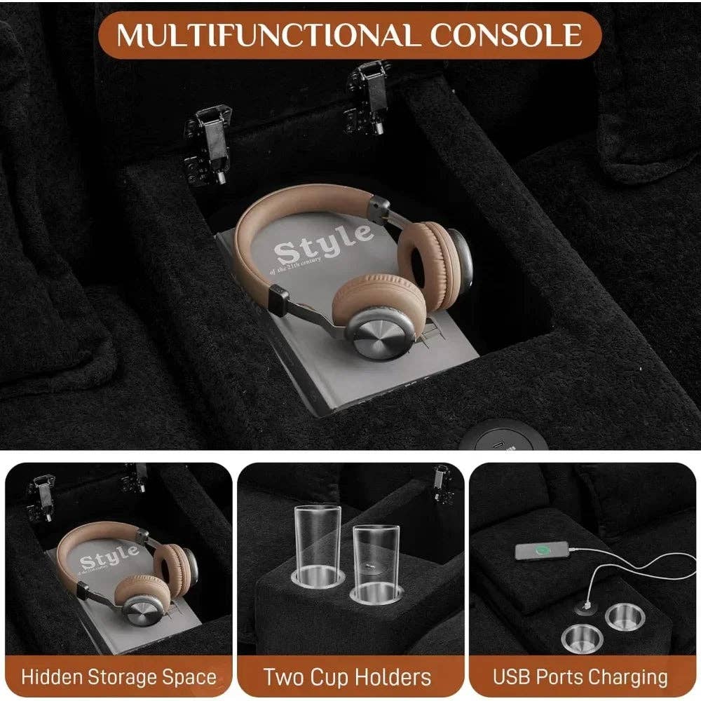 BlakOutlet - Vendita all'ingrosso Divani - Divano Comfy Cloud a Forma di U 315 cm in Chenille3