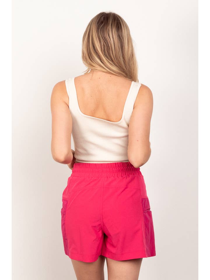 VERY J - Vendita all'ingrosso Pantaloncini sportivi - Donna - Pantaloncini cargo per abbigliamento sportivo con vita elastica NP703769