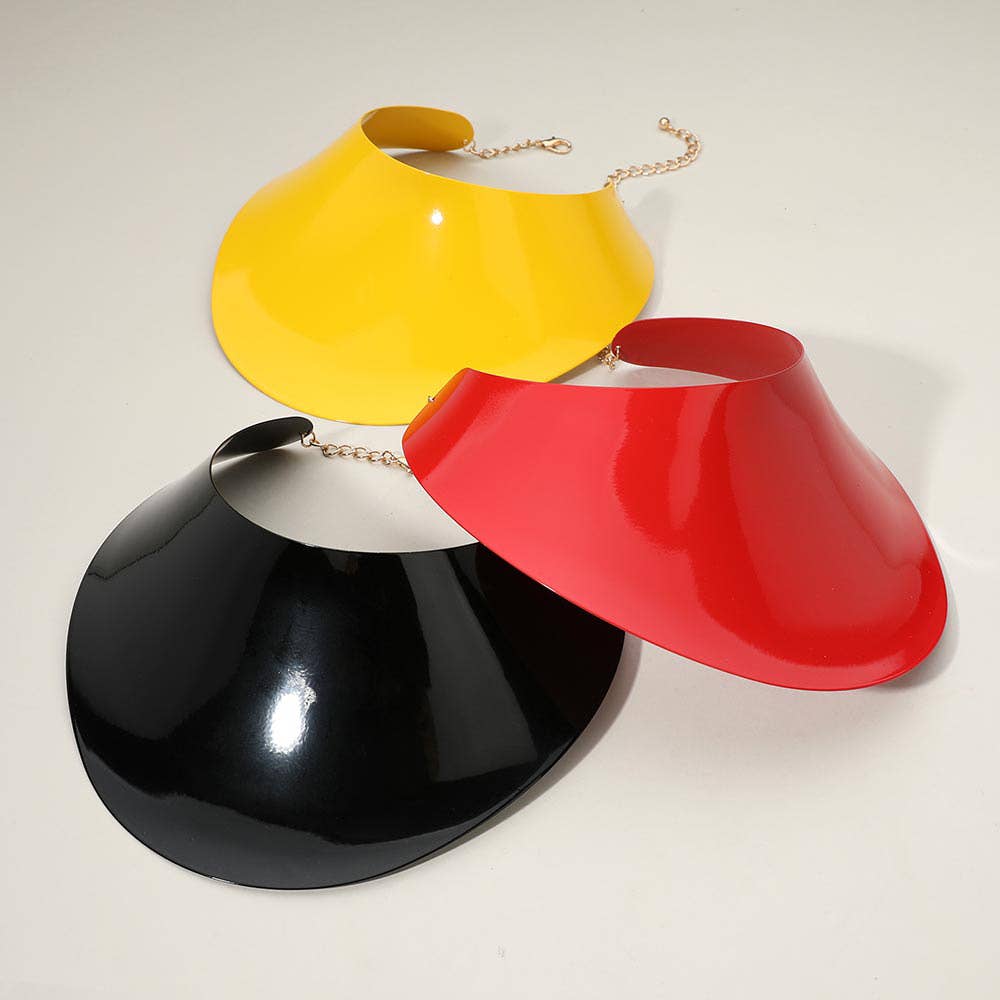 Sensibling Corp. - Vendita all'ingrosso Girocollo/collier - Collana Statement con Piastra in Metallo Oversize e Grassetto1