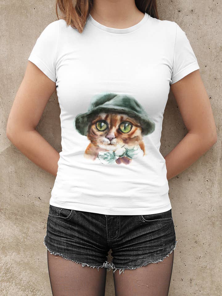 raxxa T-Shirt Organico »gatto« per la vendita all'ingrosso da parte di raxxa