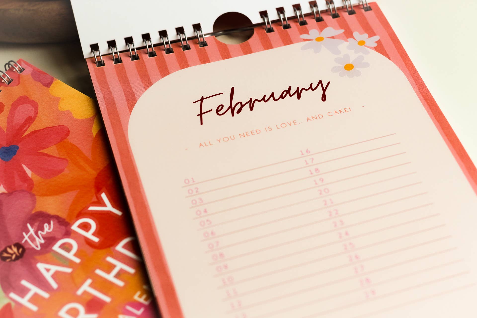 Streepjes Designs - Wholesale Calendar - Verjaardagskalender1