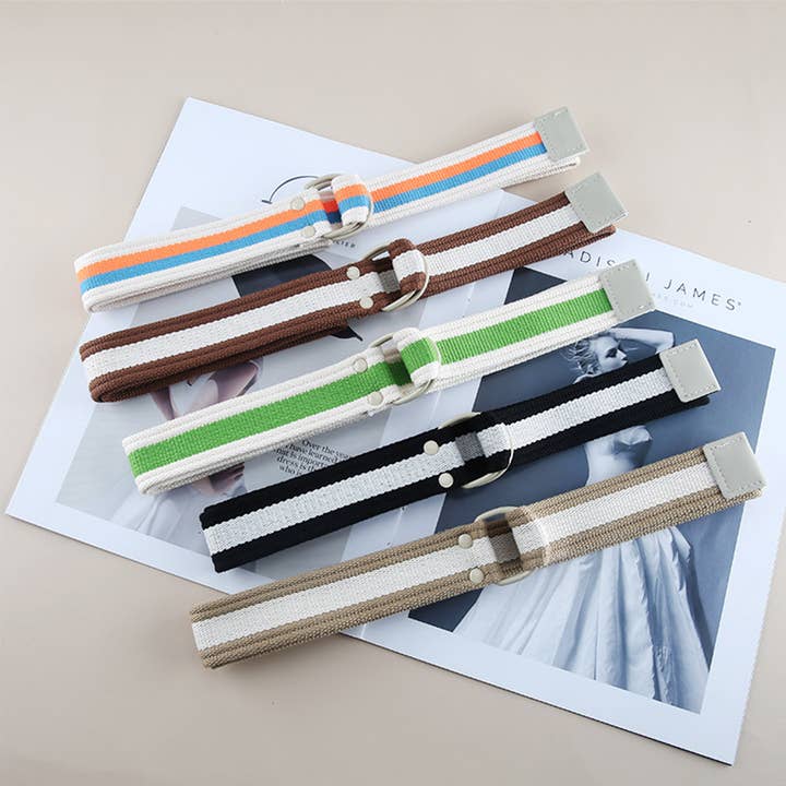 NINEXIS - Vente Ceinture – femme - CWABE0957_CEINTURE ARTISTIQUE ÉTENDUE EN TOILE HIP-HOP5