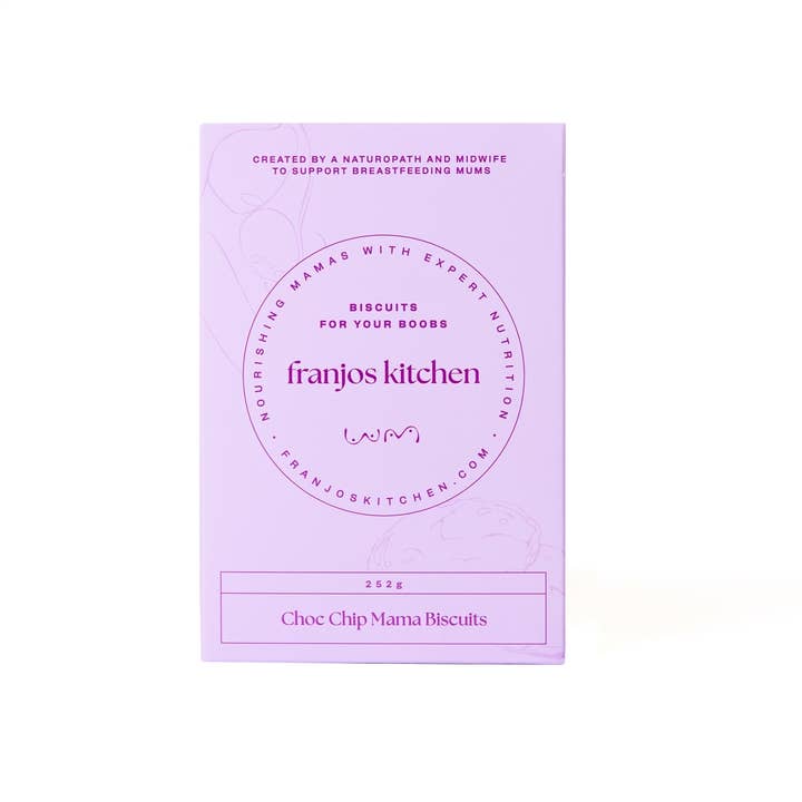 Franjos Kitchen - Wholesale Biscuit - Franjos Kitchen Choc Chip Lactation Cookies 252g