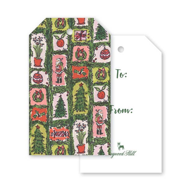 Etiquetas de Regalo Felices Fiestas para venta al por mayor de Dogwood Hill
