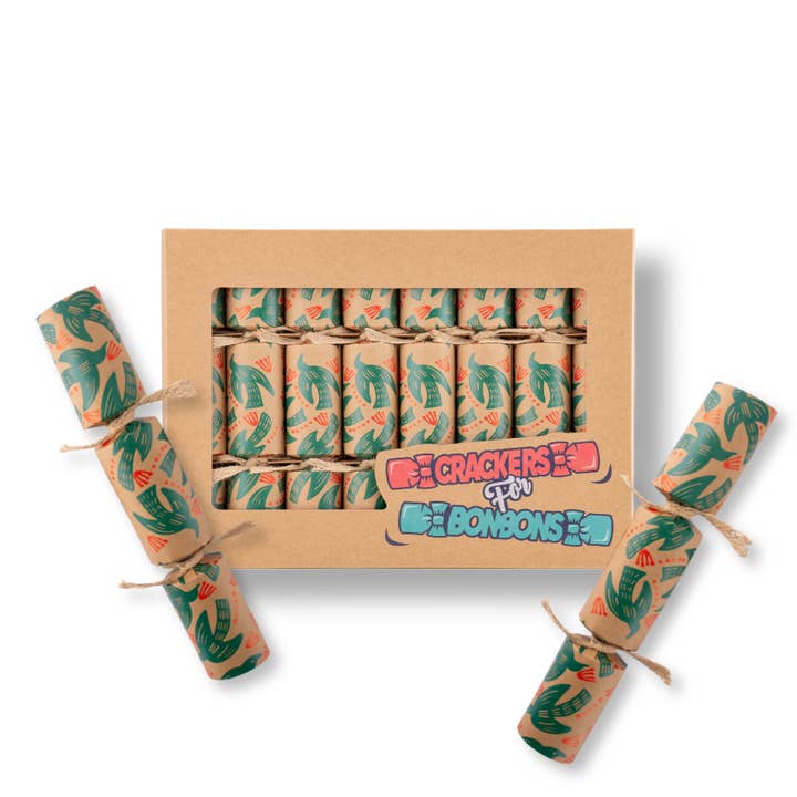 Crackers for Bonbons - Wholesale Christmas Decoration - Eco-Friendly, Birds, Box of 8 | Bonbon Crackers3