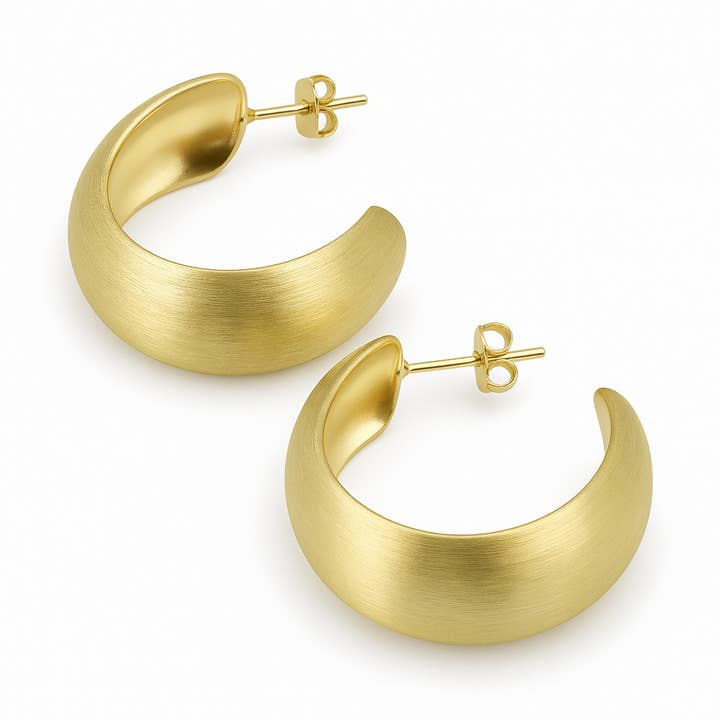 Monica Hoop Earrings for wholesale by SF BRAND INC