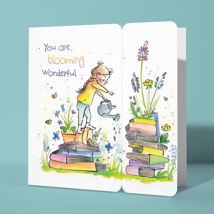 'Maravillosamente floreciente' Tarjeta de Marcador Recuerdo para venta al por mayor de PrettyLittleScribbles