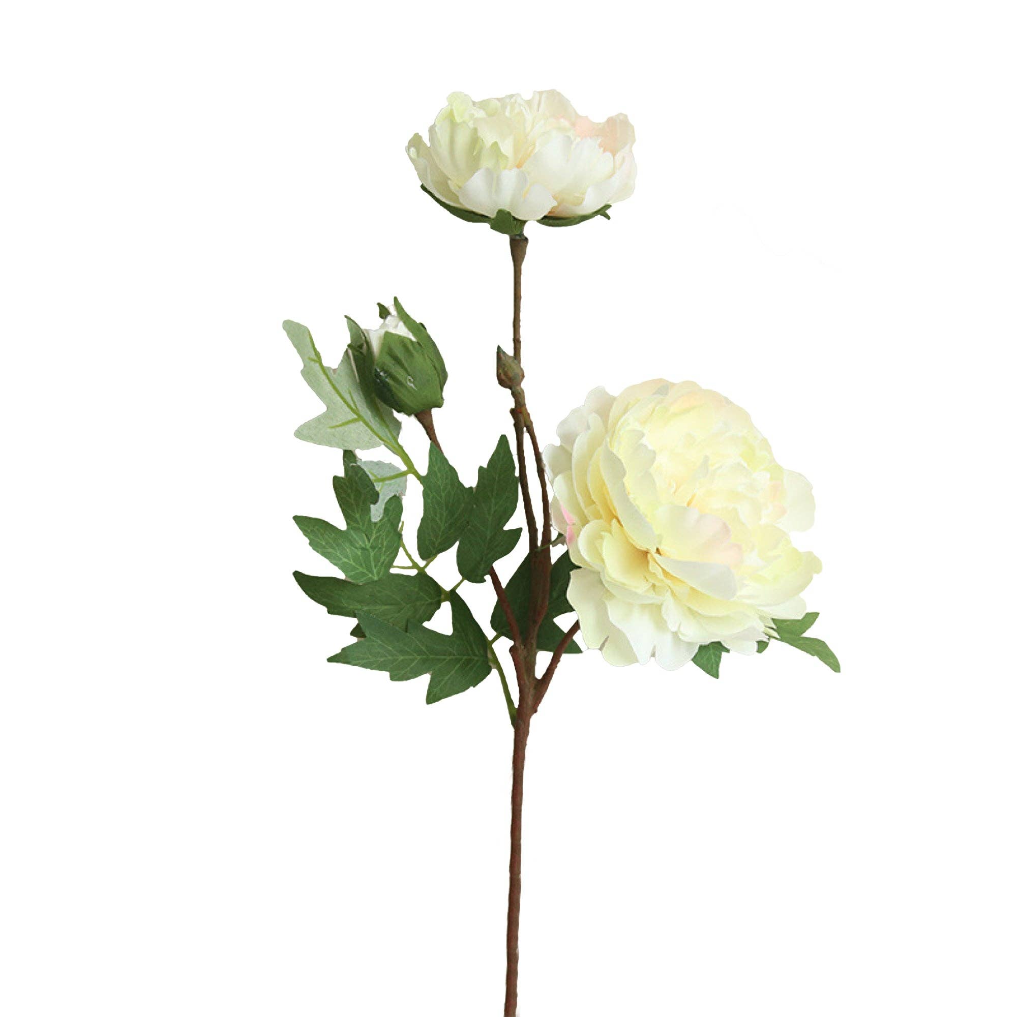 Sun Decorer - Wholesale Artificial flowers - Artificial Moutan Peony Flowers Stems (Set of 3)0