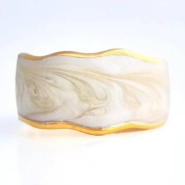 'flow' emaille ringen voor wholesale door kaimi