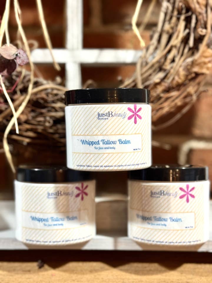 4 oz Whipped Tallow for wholesale by justbbeautyskin