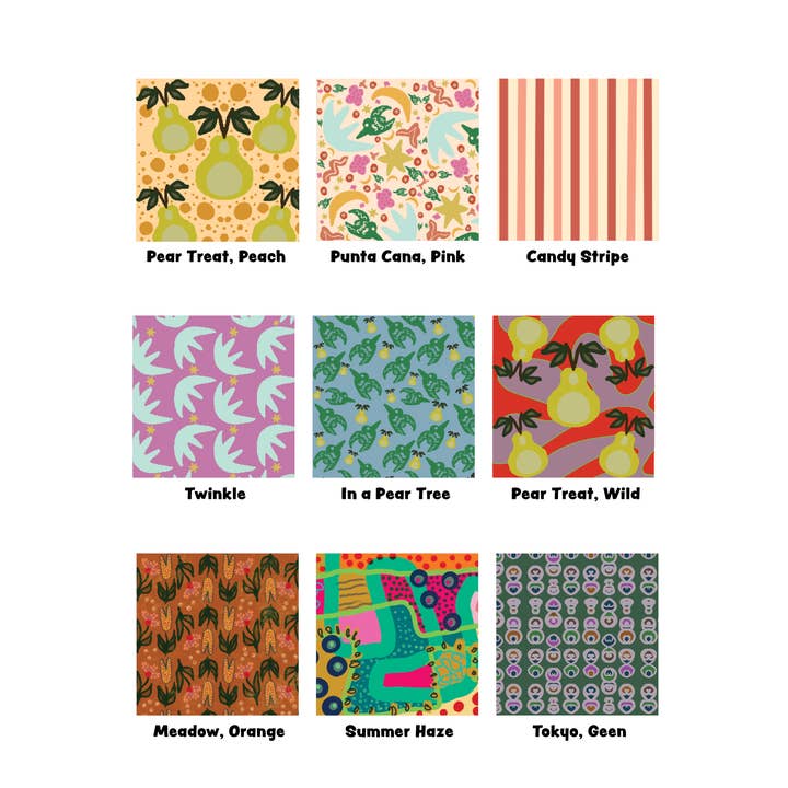 Lot de papiers cadeaux à choisir - 6 feuilles pour la vente par Jackie Adrian