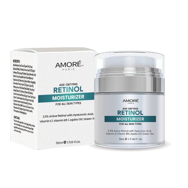 RETINOL FUGTIGHEDSCREME TIL ANSIGT OG HALS for engroshandel hos The American Gift Company (TAGCO)