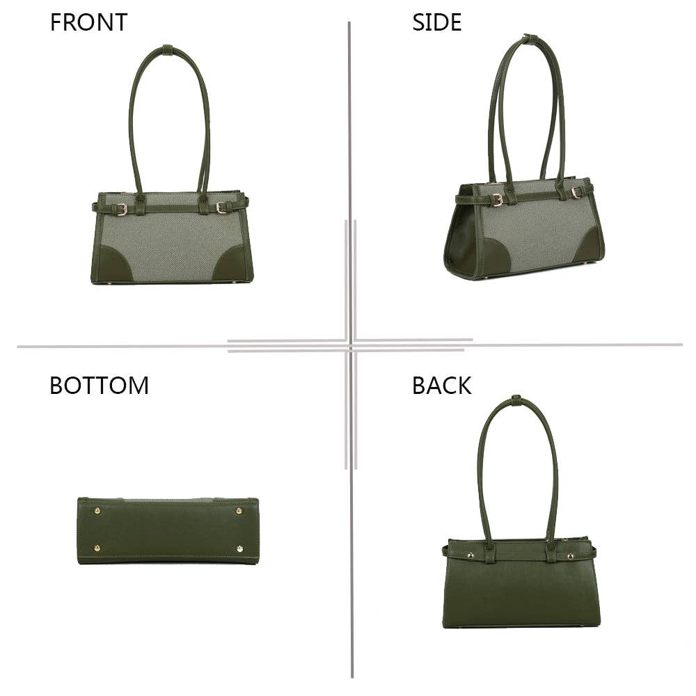 Gallantry – Engroshandel Taske med håndtag – til kvinder – Amarante(KJ-62075)11