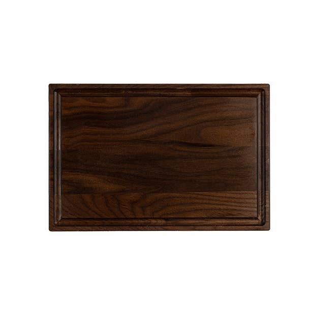 Wood Hill Boards Inc - Vente Planche à découper - Walnut - G12 - Petite planche à découper avec rainure à jus 12"x8"x3/4"2