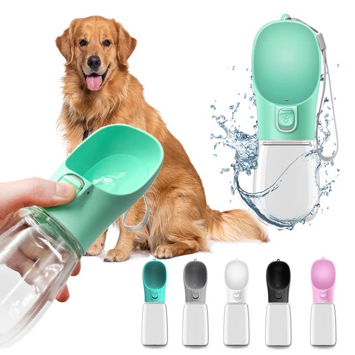 Bouteille d'eau pliable pour animaux de compagnie - Assortie pour la vente par Lumbee Trade