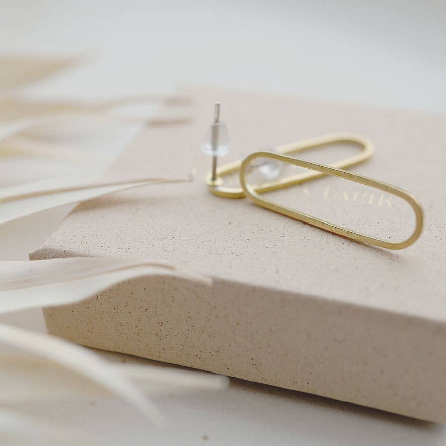 Fräulein Tapir - Wholesale Stud/Post Earrings - OVAL stud earrings1