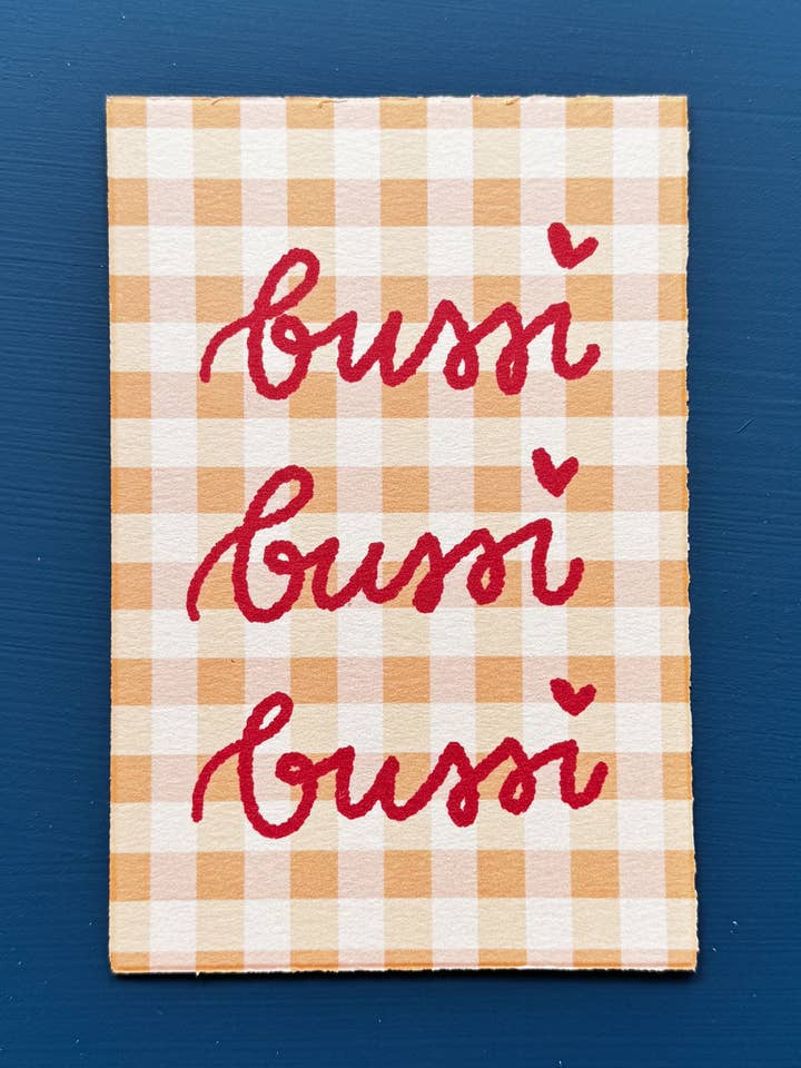 Kusje Kusje Kusje Ansichtkaart voor wholesale door Avis et Tigris