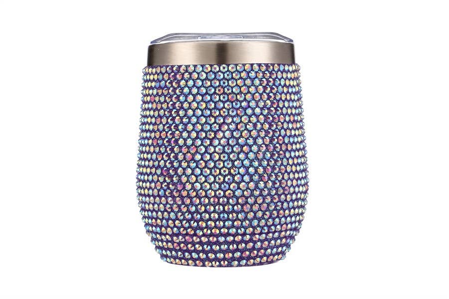 Nima Accessories Inc - Wholesale Insulated Mug/Tumbler - Rhinestone 12 oz Tumbler Cup6