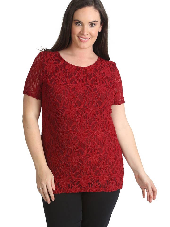 Haut doublé en dentelle Flapper 1203 pour la vente par NOUVELLE