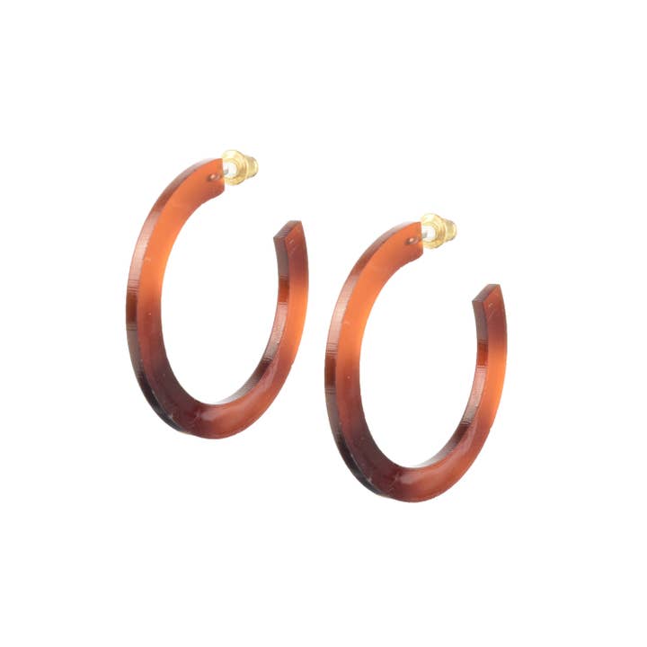 The Paper Dress – wholesale Hoop earrings – Colorful Lightweight Acrylic Hoop Earrings45