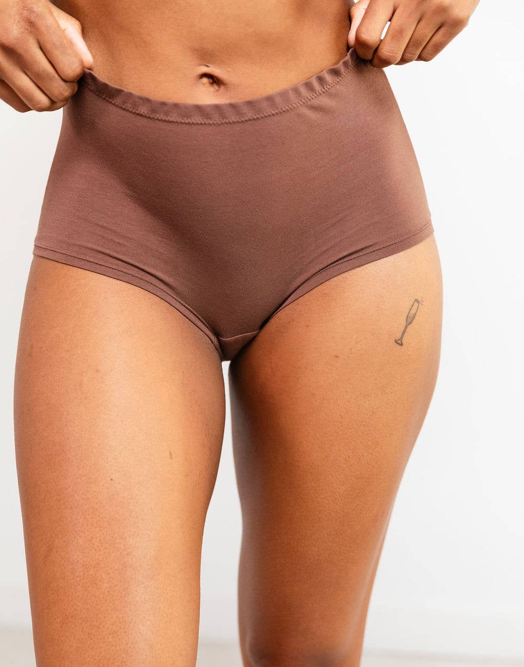 Discreture - Wholesale Underwear - Women's - Boyshort Cocoa1