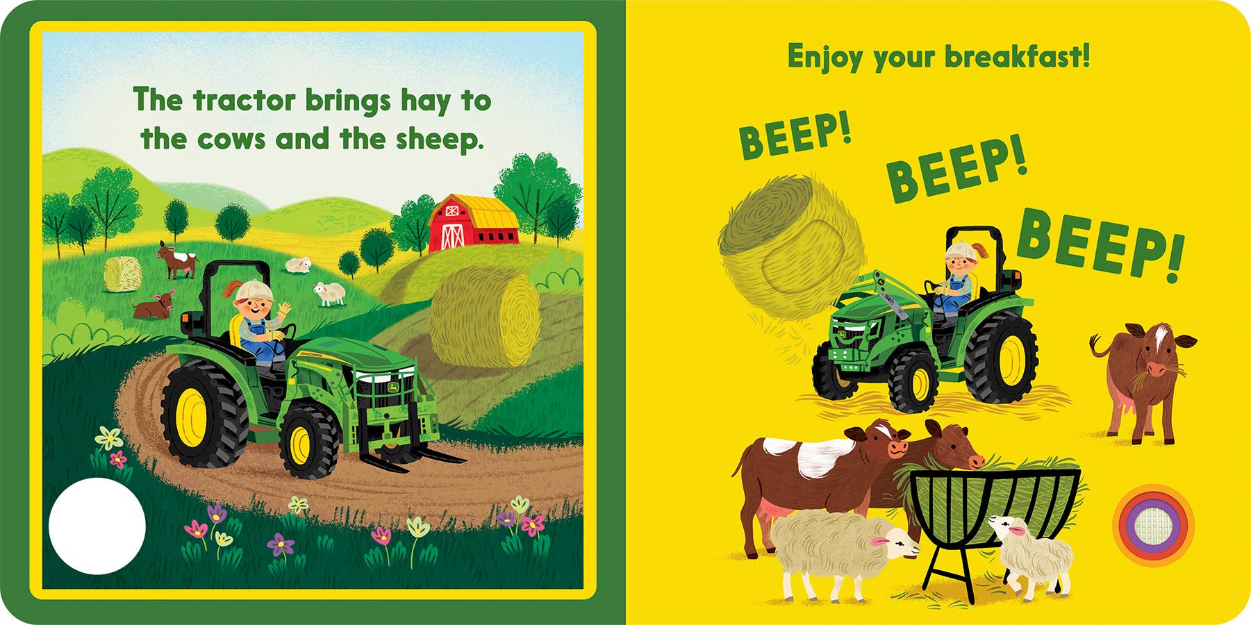Cottage Door Press - Wholesale Coloring Map - Kids & Baby - John Deere Kids Listen Touch & Feel Dig! Dump! Beep!1