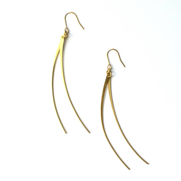 Curved Pin Earrings for wholesale by Ker-ij Jewelry