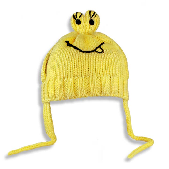 Casquette et cache-oreilles Lumaca pour enfants, 100 % laine mérinos pour la vente par Tundem