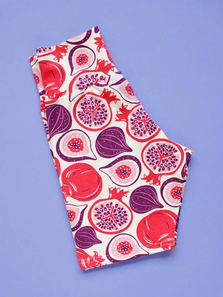 Short de vélo taille haute Two Fruits pour la vente par Thunderpants USA