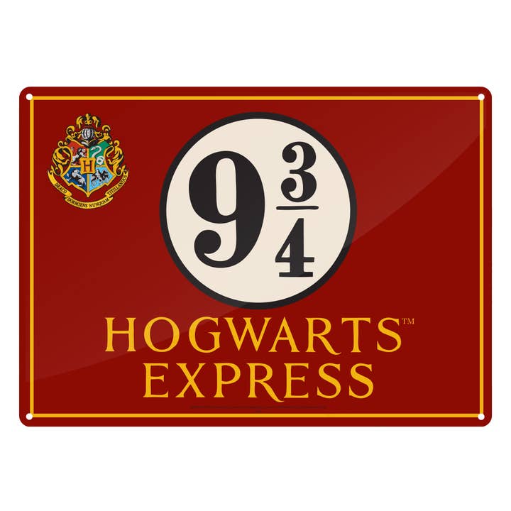 Tin Sign Sign - Harry Potter (Hogwarts Express) for wholesale by Half Moon Bay