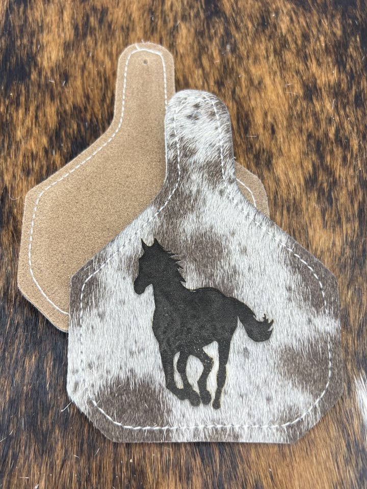 RUNNING HORSE BRANDED TAG for wholesale by reSCENTit ~ Red Dirt Leather