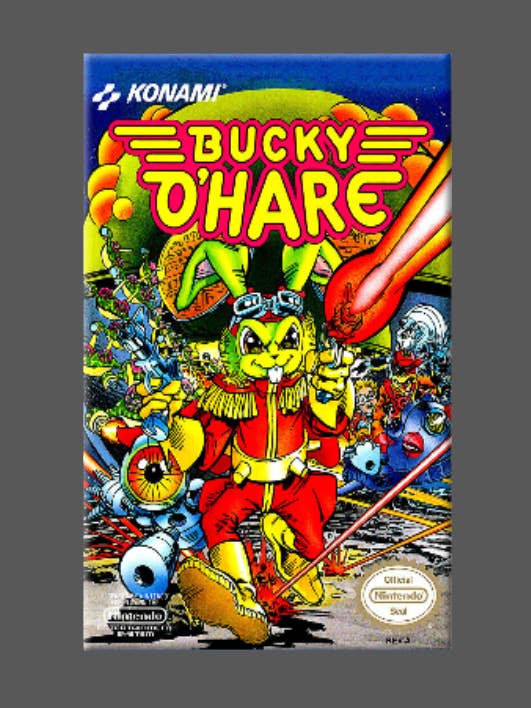 NES, BUCKY O'HARE, Magnet, Button, Mirror, NINTENDO for wholesale by Ba Ba Buttons