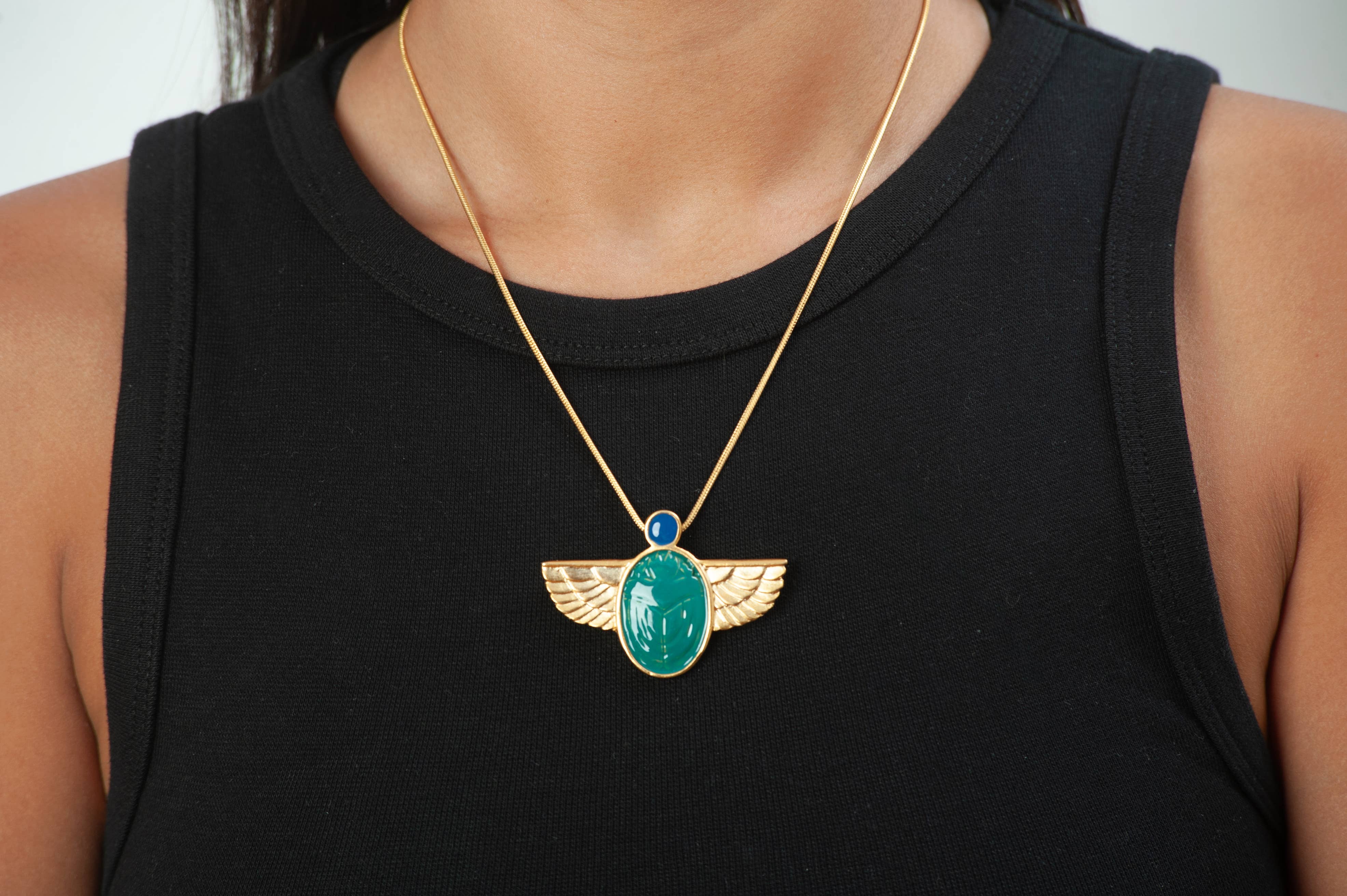 Discoveries, Inc. - Wholesale Brooch - Egyptian Scarab Brooch/Pendant6