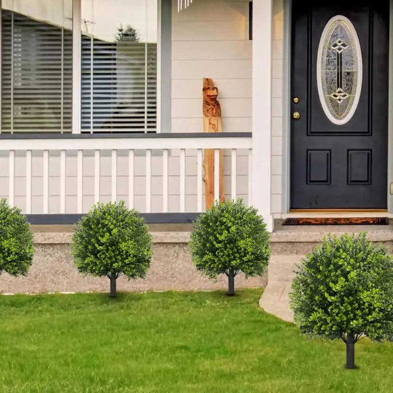 Kiyo Home - Wholesale Artificial Plant - Green Artificial UV Resistant Boxwood Trees | Faux Boxwood12