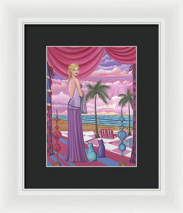 Sharon Tatem Fashion LLC - Wholesale Art Print - Melissa - Framed Print7