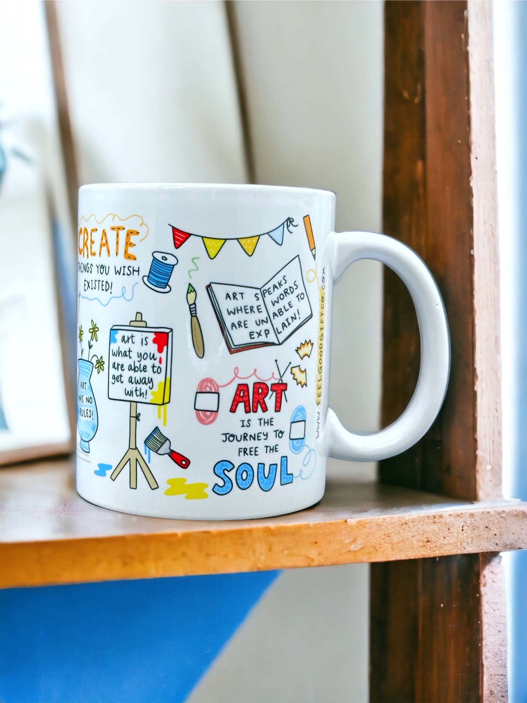 Feel Good Gift co. - Venta al por mayor Taza - Taza de té creativo, regalo creativo, regalo de artista, profesor de arte2