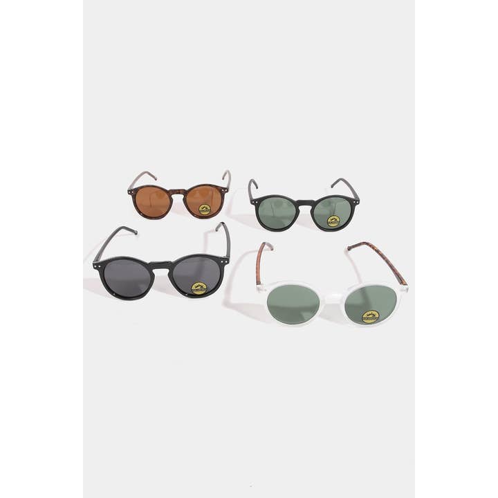 ASSORTED Colorful Polarized Circle Lens Sunglasses Set for wholesale on Faire