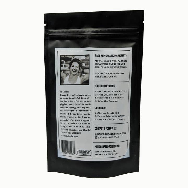 ModestMix Teas - Vendita all'ingrosso Tè sfusi - Sveglia il cazzo - Confezione da 5/2oz Sacchetti1