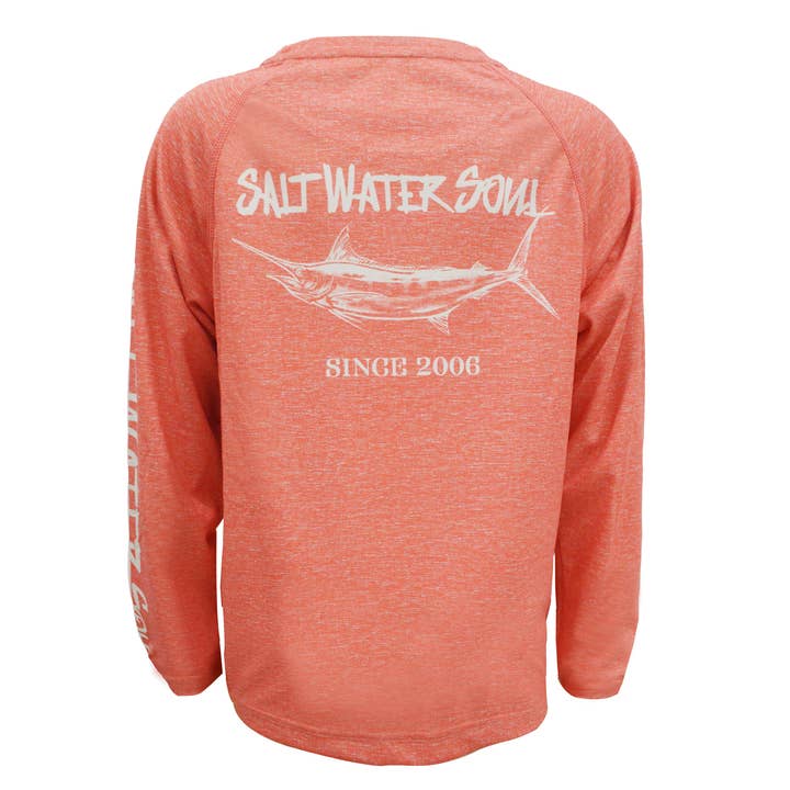 Børns Marlin Performance Skjorte for engroshandel hos SALT WATER SOUL