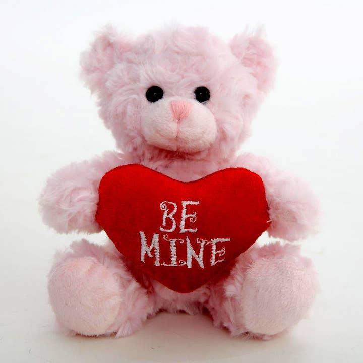 Plushland – Engroshandel Plyslegetøj - Børn og baby – 15 cm & 23 cm Valentine Teddybjørn | Bjørn med "Be Mine" Hjerte7