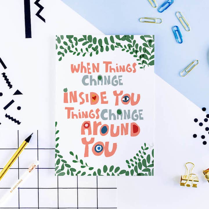 Quando le cose cambiano dentro di te per la vendita all'ingrosso da parte di Violet Red Studio