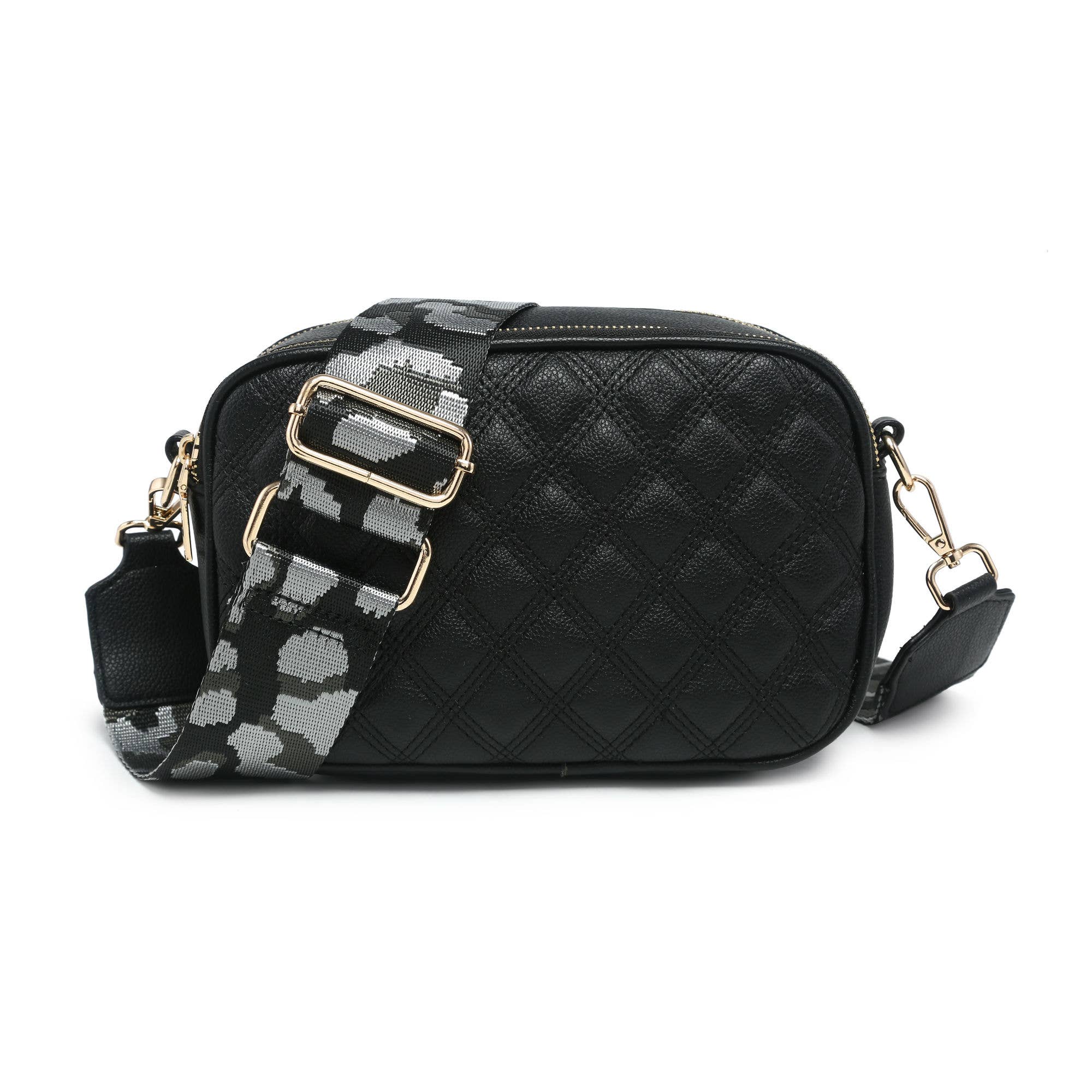 Papaya Fashion Ltd - Wholesale Crossbody bag – Women's - CD21-0352 Cross Body Handbag with double zip top sections0