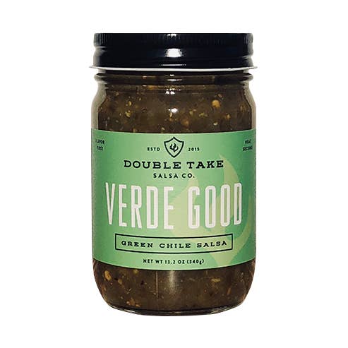 Verde Good Green Chile Salsa for wholesale by Double Take Salsa