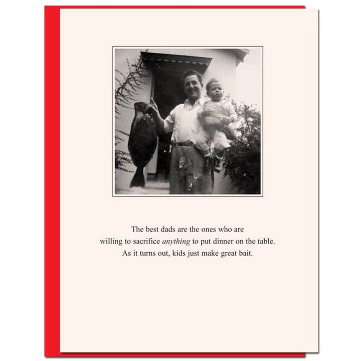 Bait Blank Card for wholesale by Bloodshot Press