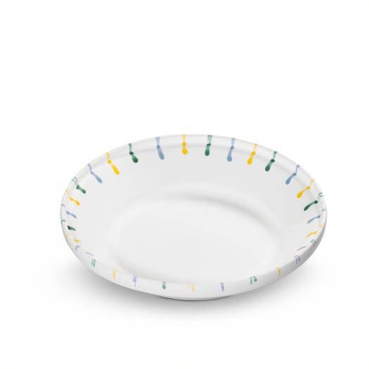 Ciotola a cerchio fiammata colorata (diametro 28 cm). per la vendita all'ingrosso da parte di Gmundner Keramik Handels GmbH