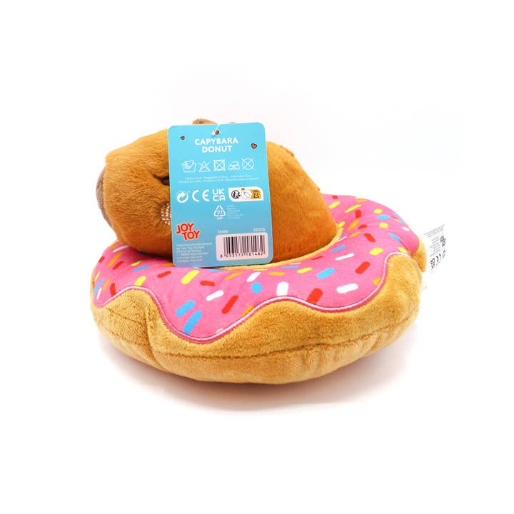 Joy Toy - Wholesale Stuffed/Plush Toy - Kids & Baby - CAPYBARA DONUT - PLUSH 22 CM2