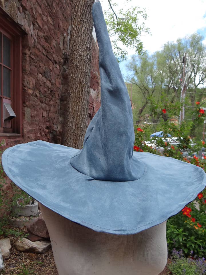 Hart & Horn - Wholesale Costume - Unisex - Light Blue Extra Large Witch Hat