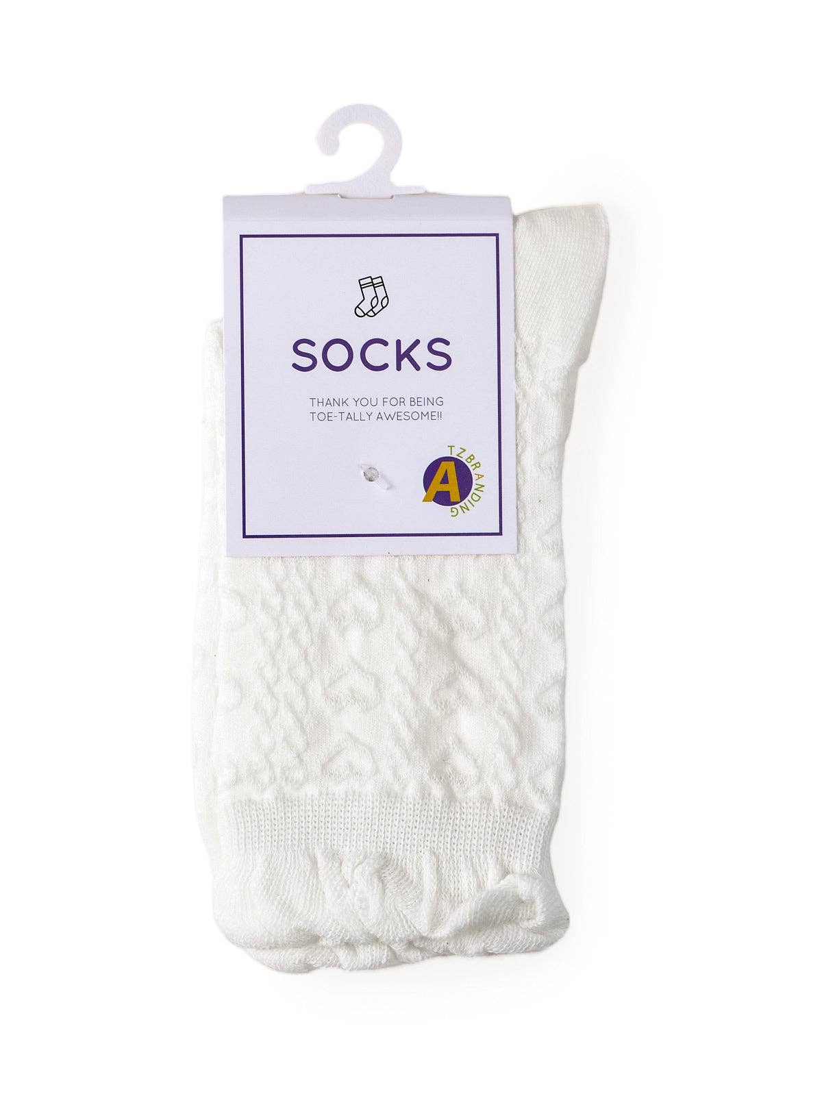 Funkyrel® Atzbranding Limited – Engroshandel Strømper - Dame – Rufia - hvide strømper med rullede kanter til kvinder14