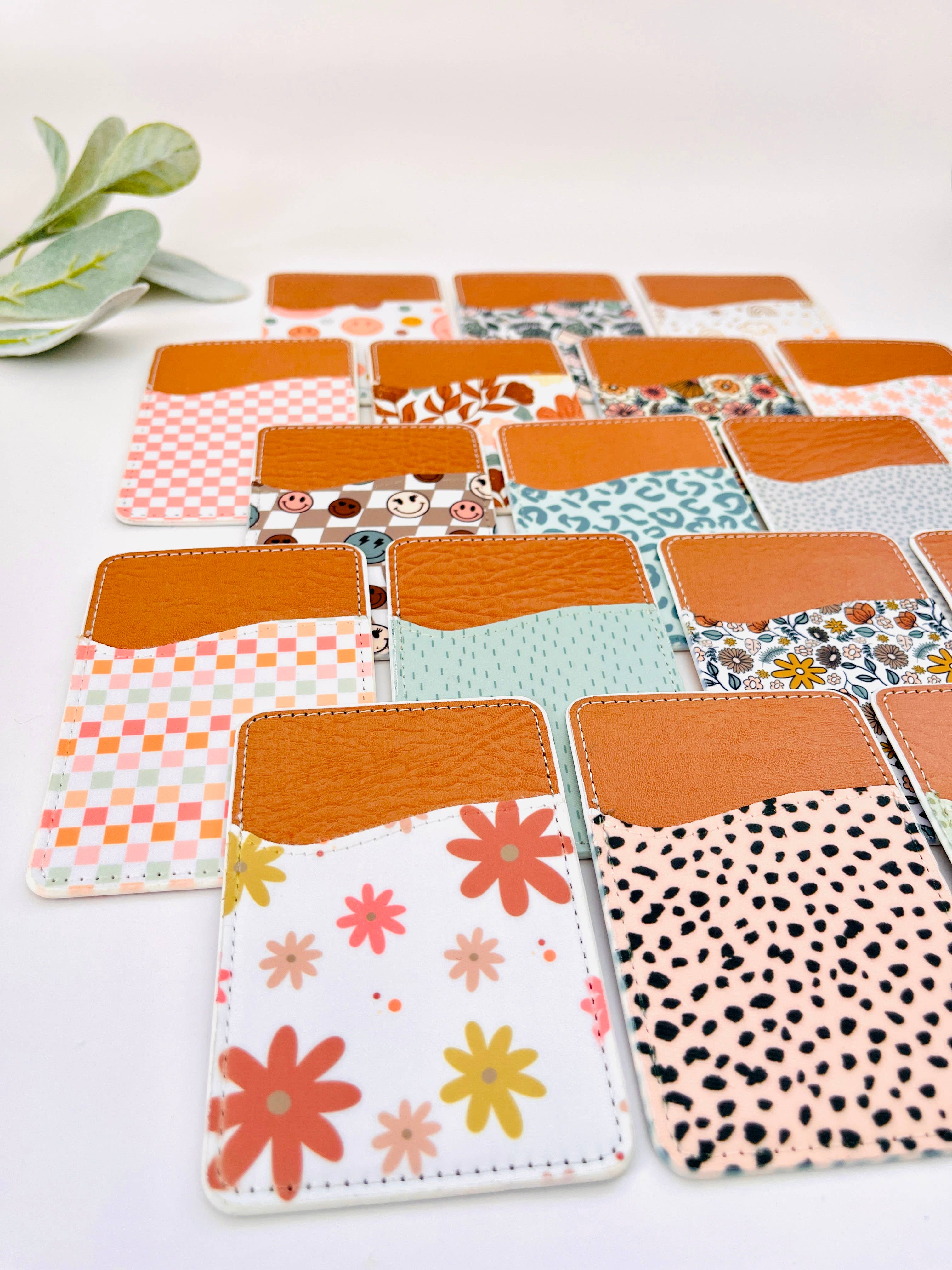 MarissaDDesigns - Wholesale Card Holder - Women's - Phone Wallet Card Holder | Trendy Patterns | Floral11