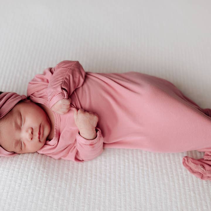 Three Little Tots - Wholesale Babygown - Baby - Rose Knotted Gown19